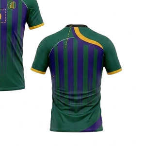 Maillot de rugby personnalisé à manches courtes, séchage rapide, matière respirante, design par sublimation, idéal pour les vêtements de sport d'équipe et l'entraînement - Product Image 3