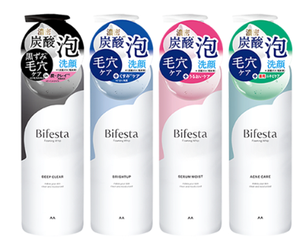 Japan Bifesta - Espuma Limpiadora Facial Deep Clear 200g, Envase Cosmético para una Limpieza Profunda, Iluminación, Hidratación y Cuidado del Acné - Product Image 1
