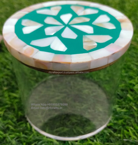 Nuevo diseño transparente de alta calidad Ramadán regalo decoración del hogar pastelería galleta postre caja de almacenamiento único madre perla contenedor - Product Image 4