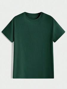 Unisex <b>Men</b> Casual Plain 100% Cotton T Shirt Loose Fit Comfortable Soft Breathable T Shirts High Quality - Product Image 5
