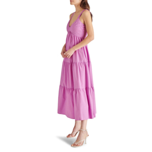 Robe débardeur décontractée écologique pour femme - Robe t-shirt unie avec fermetures éclair 100% coton légère et fluide pour l'été et la plage - Product Image 4