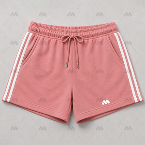 2026 Custom Logo <b>Mens</b> <b>Sweat</b> <b>Shorts</b> Breathable Quick Dry Eco-Friendly Solid Elastic Waist Drawstring Loose Fit Casual <b>Shorts</b> - Product Image 4