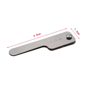 7 Pcs Dental Interproximal Reduction Gauge Ruler IPR Tooth <b>Gap</b> Measuring Instrument Stainless Steel Reusable Tool - Product Image 5