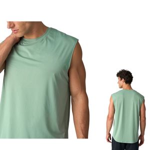 Custom Men Sleeveless Workout Shirt Wholesale OEM ODM Gym Muscle Tank Breathable Athletic Training <b>Top</b> Manufacturer - Product Image 1