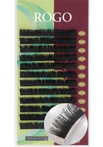 Extensiones de Pestañas de Seda de Visón PBT Hechas en Corea, Bandeja Mixta, Marca Privada, 0.05 0.07 0.10 C CC D L Curl 8-16mm, Precio de Fábrica al Por Mayor - Product Image 3