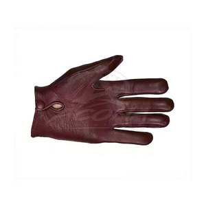 Leather Gloves Breathable Durable Protective Handwear for Engineering Manufacturing and Utility Workers - Product Image 4