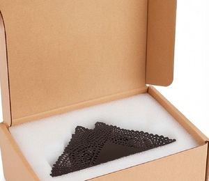 Porte-serviettes en acier inoxydable noir de forme triangulaire pour une table élégante et des ustensiles de cuisine dans les restaurants et les hôtels - Product Image 6