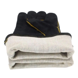 ถุงมือเชื่อมหนังวัวเนื้อเนียนหนา ป้องกันการสั่นสะเทือน ปลอดฝุ่น สำหรับงานเชื่อมอาร์กอนอุตสาหกรรม งานหนัก - Product Image 1