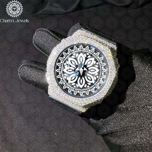 Charm_Jewels Luxury Women's <b>Diamond</b> <b>Watch</b> 42mm Polygon Analog Quartz Stainless Steel Band Buckle Clasp - Product Image 1