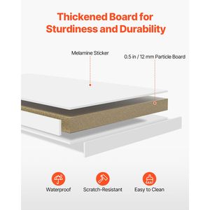 Organizzatore da Scrivania a 2 Livelli 95x32x90 cm, Scaffale Espositivo per Ufficio, Libreria e Scaffalatura - Product Image 1