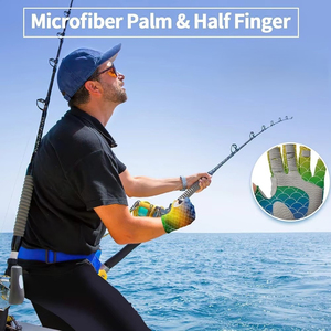 Guantes de Pesca Inteligentes con Calefacción, Transpirables, Antideslizantes, de Poliéster, Compatibles con Pantalla Táctil, Cierre de Gancho y Bucle, Novedad 2025 - Product Image 4