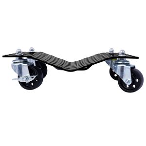 Heavy Duty 4 Tire <b>Wheel</b> <b>Dolly</b> 6000lbs Capacity Car <b>Dolly</b> <b>with</b> Black Car Stakes for Movers & <b>Dolly</b> Users - Product Image 4