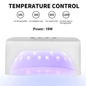 Lampe à ongles UV LED rechargeable professionnelle sans fil 30 LED, outil de manucure à détection automatique, séchoir à ongles pour le durcissement du vernis gel - Product Image 2
