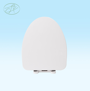 Tapa de inodoro moderna OEM de PP alargada con cierre lento y frente cerrado para uso en baño - Product Image 1