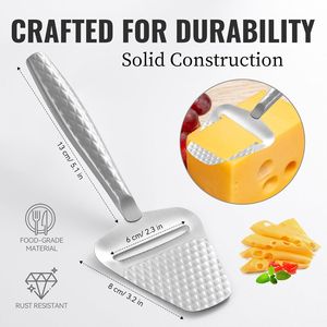 Affettatrice per Formaggio Premium Portatile - Taglia Formaggio in Acciaio Inossidabile per un Taglio Senza Sforzo di Tutti i Tipi di Formaggi - Product Image 1