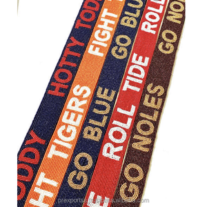 Animal Print Beaded <b>Strap</b> Handmade Durable <b>Shoulder</b> Belt Custom Leopard Camo Stripe Purse Handle Trendy Embroidery Bag Accessory - Product Image 6