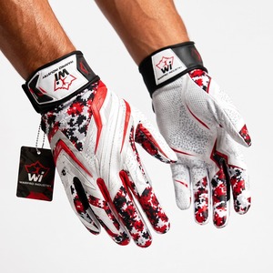 Gants de football américain professionnels avec paume antidérapante, ajustement confortable et performance sur le terrain supérieure - Product Image 4