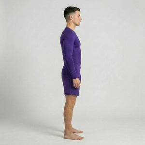 Maillot de protection solaire pour homme, séchage rapide, polyester, protection UV, pour la gym, le fitness, la plage, vêtements de sport, taille OEM - Product Image 3