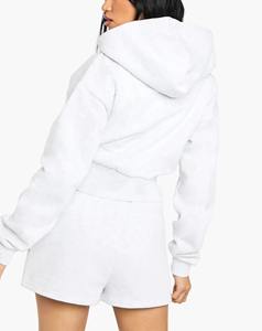 Conjunto de Dos Piezas con Chaqueta con Capucha y Cremallera y Pantalones Cortos, con Logotipo Personalizado, Pedrería de Alta Calidad, Conjunto Deportivo Informal para Hombre, Colección 2026 - Product Image 2