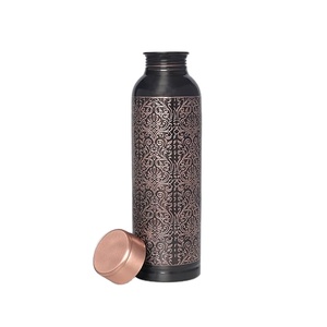 Premium 99.99% <b>Copper</b> <b>Bottle</b> Leak-Proof and Stylishly Durable with Ayurvedic Health Benefits for Weddings - Product Image 1
