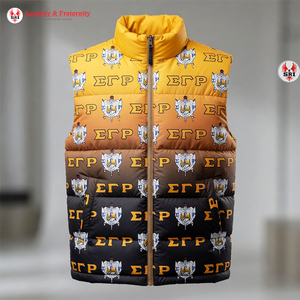 ฤดูใบไม้ร่วงและฤดูหนาวซิกมาแกมมาโรโซโรรีตี้ แฟรตเตอร์นารีตี้เสื้อกั๊กลำลองคุณภาพสูงเสื้อแจ็คเก็ตแขนกุดแบบหนาออกแบบมาให้ให้ความอบอุ่น - Product Image 4