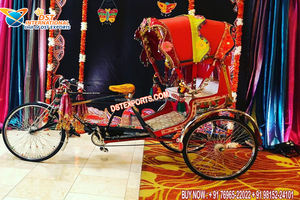 Trottinette de réception de marié Desi, Scooter d'entrée de mariage indien, Scooter d'entrée de marié coloré pour l'entrée de mariée - Product Image 6