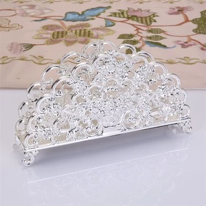 Eye Catching Modern Metal Napkin Holder With Wheat Design Decorative <b>Table</b> Stand - Product Image 2