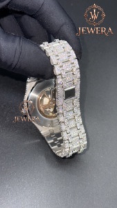 Best Quality Mossinate Stainless Steel Diamond <b>Watch</b> Durable Luxury Timepiece with Sparkling Diamond Accents Available <b>for</b> Sale - Product Image 2