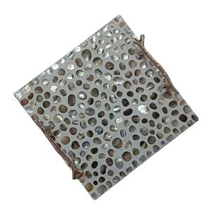 Opulent Radiance Handcrafted Pearl & Bone Inlay TrayPersonalized Luxury Serving Tray for Elegant Dining Tables and Kitchen Decor - Product Image 1