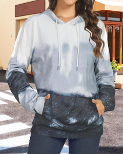 Solid Trader High Quality Breathable Cotton Cozy Warm Pullover Elegant Colorful Daily <b>Sweatshirt</b> Women <b>Tie</b> <b>Dye</b> Hoodie - Product Image 4