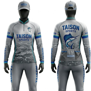 Camiseta de Pesca para Mujer, Poliéster Interlock Premium de 170 GSM, Transpirable, Diseño de Panel con Camuflaje Gris Oceánico, Logotipo Personalizado por Sublimación - Product Image 6