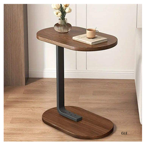 <b>Small</b> Luxury Iron <b>Wood</b> Console <b>Table</b> with Mirror Top Modern Design for Living Room Bedroom Villa & Entrance Hallway Furniture - Product Image 4