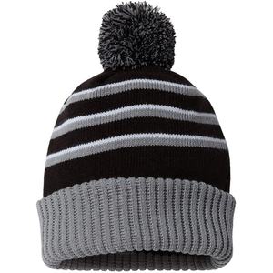 หมวกบีนนี่ไหมพรมฤดูหนาวแบบยูนิเซ็กซ์ - ลายภาพสไตล์ดีไซเนอร์ ผ้าอะคริลิก/สแปนเด็กซ์ 100% - Product Image 2