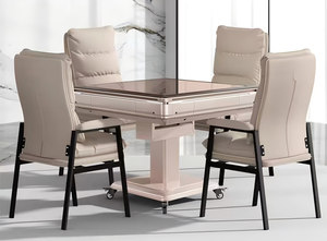 Mesa de Mahjong Automática Plegable de Lujo Moderna con Máquina de Barajado Eléctrica para Entretenimiento en Casa o <span class=keywords><strong>Casino</strong></span> - Product Image 3