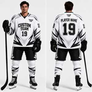 Conjunto de Uniforme de Hockey sobre Hielo, Jersey, Pantalones y Calcetines, Estilo Retro, Venta al Por Mayor, Proveedor, Fabricante, Exportador, Etiqueta Privada, OEM - Product Image 2