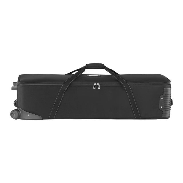 Camera Video Equipment Trolley Case 46.46 X 14.57 X 11.81 Cm Nylon Padded Compartment Handle Wheels Straps Medium Capacity
