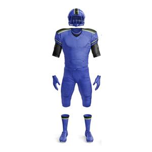 2025 Nuevo diseño Ropa deportiva Proveedor de uniformes Kits de partidos sublimados personalizados para jóvenes MOQ bajo Envío rápido Camiseta de fútbol americano - Product Image 4