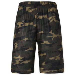 Shorts de basket-ball unisexes en polyester mesh de haute qualité pour l'été, avec logo personnalisé imprimé, vêtements de sport en gros, tailles plus grandes, sublimation - Product Image 1