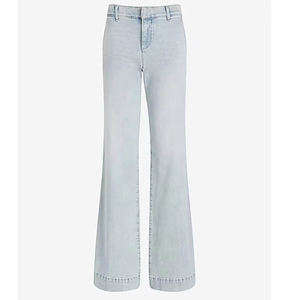 กางเกงแฟลร์เอวสูงทันสมัยสำหรับออกนอกบ้านและช้อปปิ้ง เหมาะสำหรับผู้หญิงที่ชอบสไตล์โมเดิร์น - Product Image 1