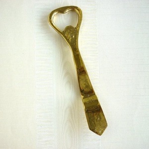 ILAHI's Eco-Friendly Brass Bottle Opener Handmade Flat Antique Finish Customizable Size 4-in-1 Function <b>Bar</b> <b>Tool</b> - Product Image 2