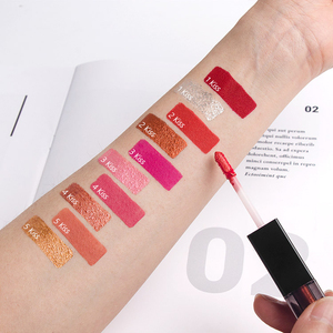 5 Colors 2-in-1 Matte Lip Gloss & Shimmer Eyeshadow, Dual-Ended Liquid Makeup Wand - Product Image 2