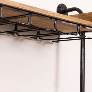 Vandana Amber Aspect Wall-mounted <b>wine</b> <b>rack</b> for 18 bottles in wood Wenni Style - Product Image 3