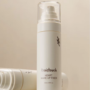 TROISTOUCH Heart Makeup Fixer 80ml <b>Moisturizing</b> Korean Makeup Setting <b>Spray</b> Beauty Fixer Mist for Daily Use - Product Image 1
