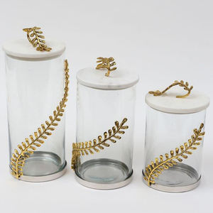 Recipiente Metálico Decorativo Pequeño para Frutos Secos, con Tapa de Calidad, Producto de Cocina Sostenible - Product Image 6