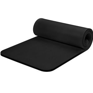Tapis de yoga de couleur noire avec sangles, tapis d'entraînement de yoga personnalisé, tapis de pratique de yoga de haute qualité, séchage rapide, lavable, tapis de yoga de fitness - Product Image 6