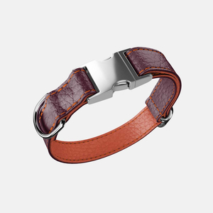 Highest Demanding <b>Dogs</b> Collars Top Quality Grain Leather Made Lightweight & Comfortable To Wear Pet Collar For <b>Dog</b> - Product Image 4