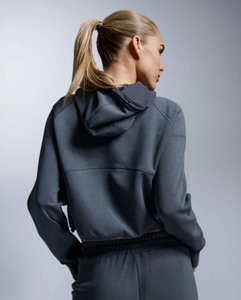 <b>Top</b> Selling Custom Logo <b>Cropped</b> Hoodie & Jogger Matching <b>Set</b> Women's Tracksuits Cotton Breathable Activewear Women Sweatsuits - Product Image 5