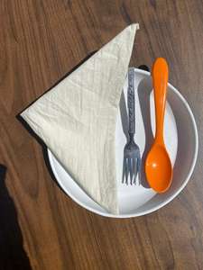 Juego de Servilletas de Algodón Blanco Natural Hechas a Mano, Reutilizables y Lavables, para Bodas, Fiestas, Cocina y Uso Diario - Product Image 3