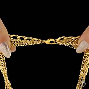 PRAO Colliers de mode tournesol à double couche Accessoire de bijoux chic et élégant - Product Image 1