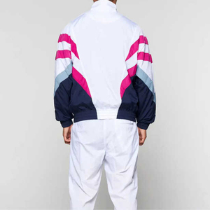 Custom Logo Windbreaker Nylon <b>Jacket</b> and <b>Track</b> Pants Zip up Sweatsuit Set Customized Patchwork Summer Wear Tracksuits <b>For</b> <b>Men</b> - Product Image 6